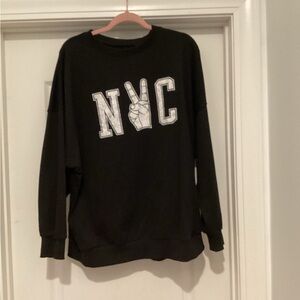 Black NYC Graphic Sweatshirt